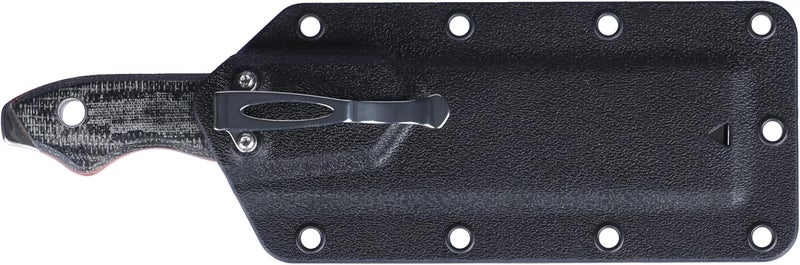 CRKT سكين رازل الثابتة مع غمد: شفرات فولاذ D2 بحافة مستقيمة، مقبض ميكارتا، 4037 - Image 3